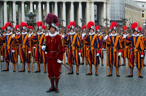 Garda elveţiană este poliţia oficială a micului stat FOTO Reuters