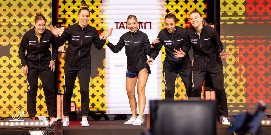 Fetele de aur ale României, pe podium la CM de tenis de masă. Foto Facebook FRTM  