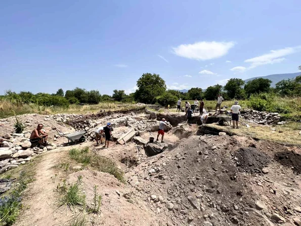 Săpături arheologice la Domus Procuratoris de la Ulpia Traiana Sarmizegetusa (foto: Muzeul Național de Istorie a Transilvaniei)