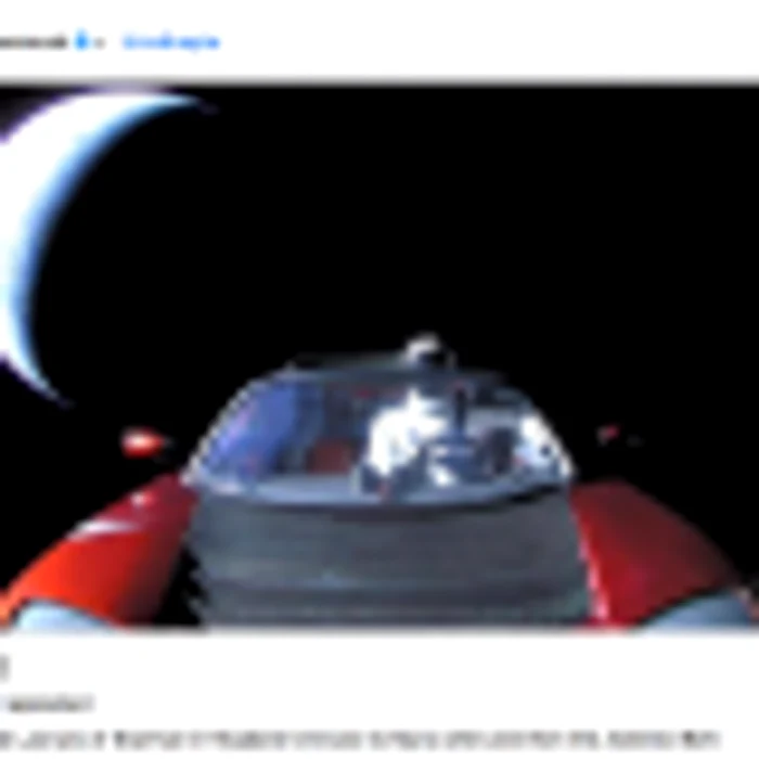 musk spacex starman tesla roadster ultima poza