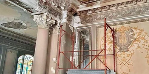 Cazino Constanţa - în reparaţii lucrări şantier Sursa Facebook Cazino Constanţa / CNI