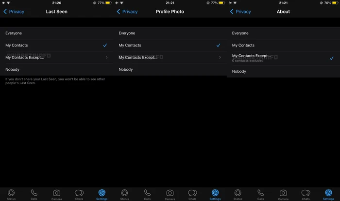 WhatsApp versiunea 22.9.0.70