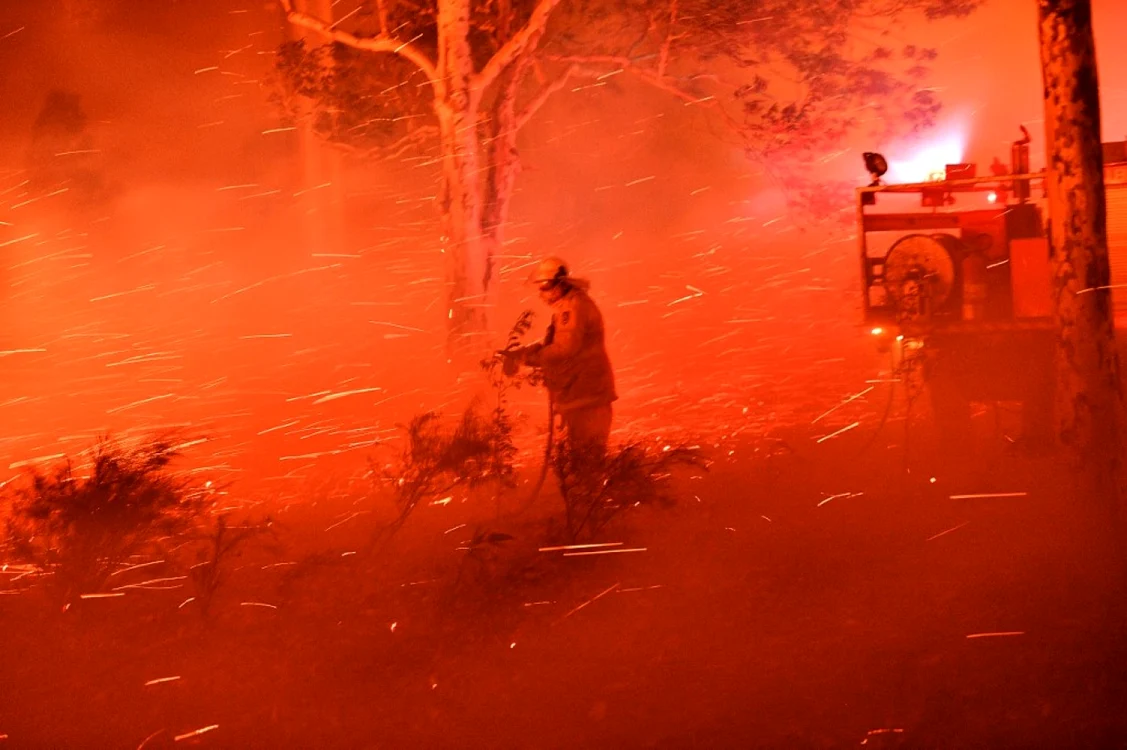 Incendiile sunt o mare problemă în Australia în acest moment FOTO AFP