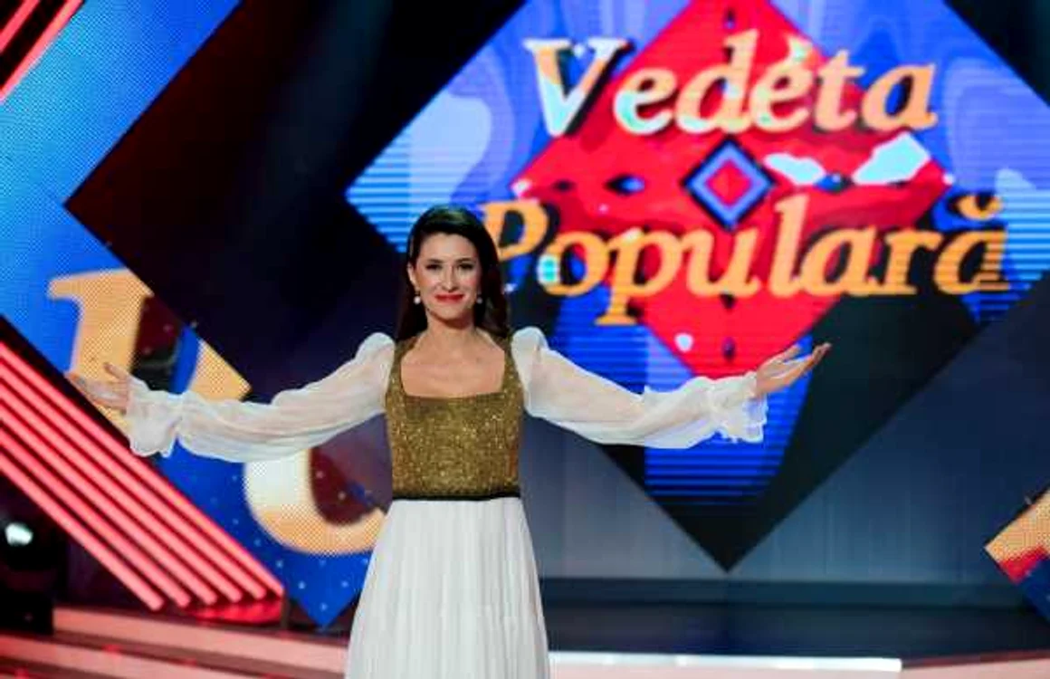 Iuliana Tudor este prezentatoarea show-ului „Vedeta populară“ FOTO TVR