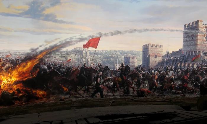 Asediul Constantinopolului (© cristoiublog.ro)