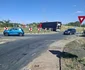 Încărcătura unui TIR a ieșit prin prelata remorcii. FOTO: DRDP Craiova