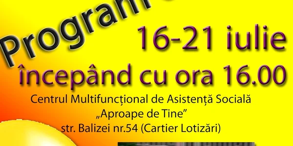 Program de vară la centrul din Lotizare