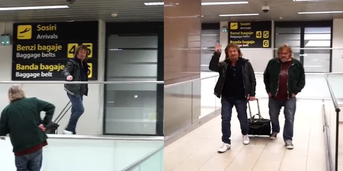 Chris Norman la aeroportul Otopeni FOTO Captură Video