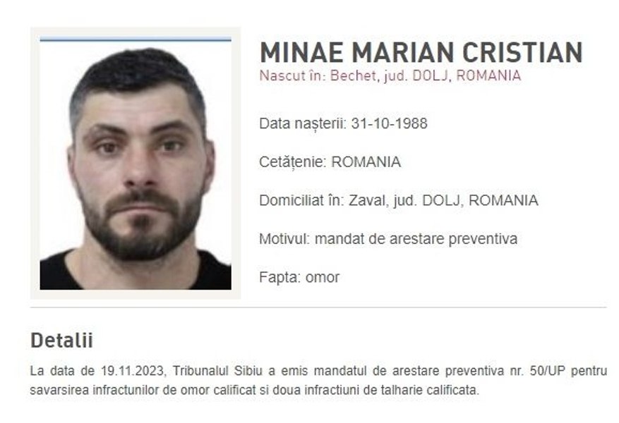 Cazul uciderii omului de afaceri Adrian Kreiner din Sibiu. Curtea de Apel menține arestul preventiv pentru doi suspecți