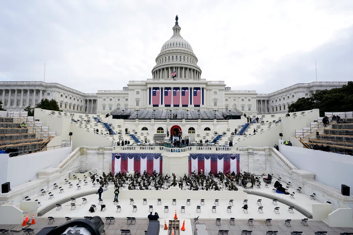 Pregătirile pentru festivitate, au început încă din data de 17 ianuarie, în Washington D C jpeg
