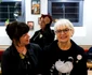 Oxana Corjos, fiica lui Nicolae Corjos, alături de Irina Margareta Nistor
