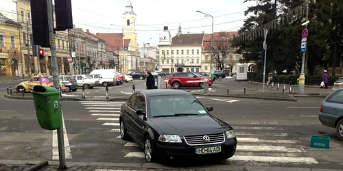 masina parcata ilegal cluj