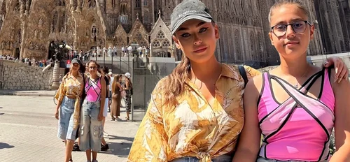 Cum s-au simțit Misha și Maya, fiica lui Connect-R, în vacanța din Barcelona