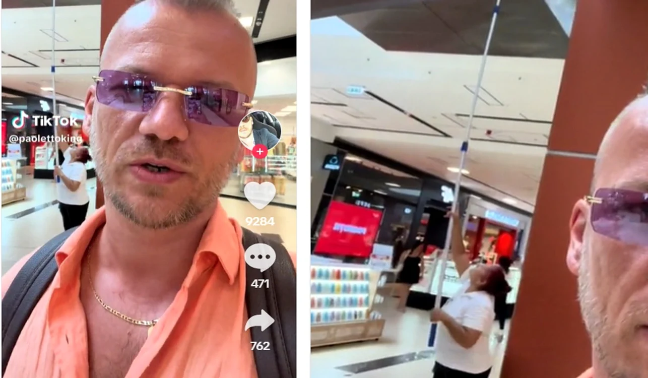 Italianul "Paoletto" a rămas uimit de România Foto: captură TikTok