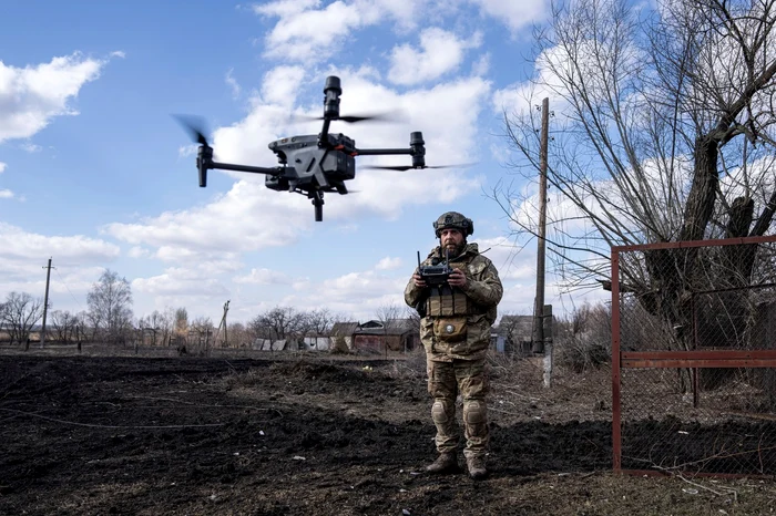 Zelenski susține că „dronele sunt 'ochii' şi protecţia din prima linie”. FOTO Profimedia (Arhivă)