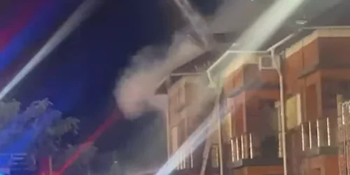 Incendiu pensiune Murighiol FOTO Facebook 