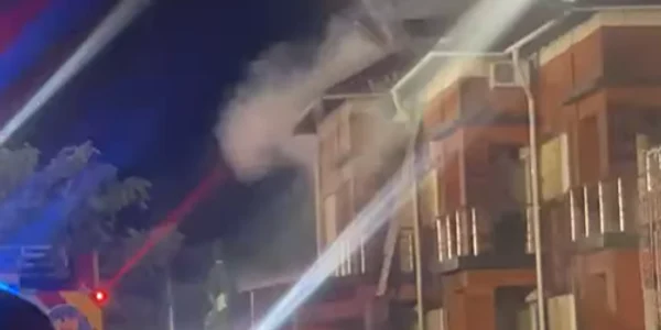Incendiu pensiune Murighiol FOTO Facebook 