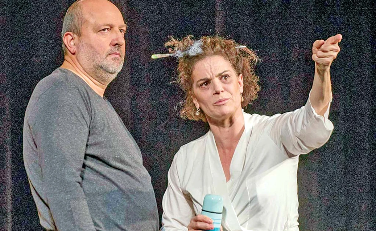 
    Claudiu şi Maia joacă împreună în două pieseFoto: Teatrul Evreiesc de Stat  