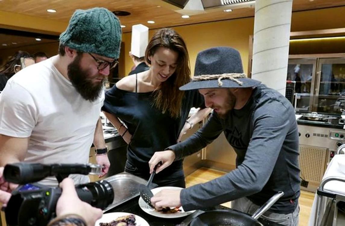 Chef Foa, alături de Andreea raicu şi Cosmin Tudoran (ex-Cassa Loco)