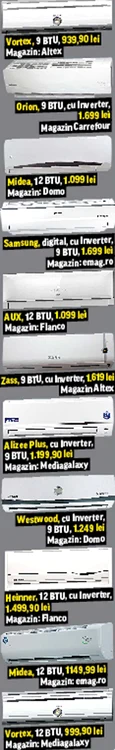 Oferte pentru aere condiţionate!