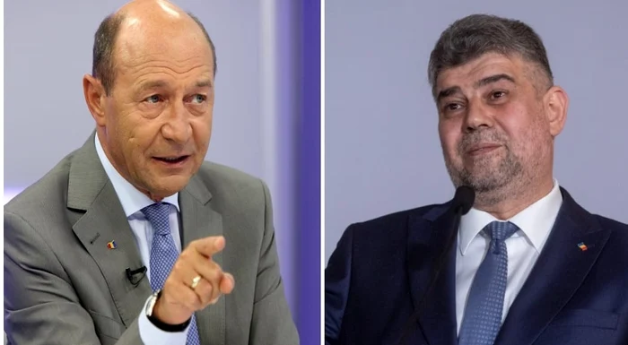 Traian Băsescu și Marcel Ciolacu Foto: Arhivă