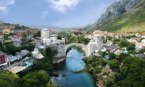 Mostar Old Town Panorama 2007 jpg