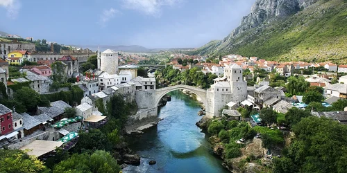 Mostar Old Town Panorama 2007 jpg