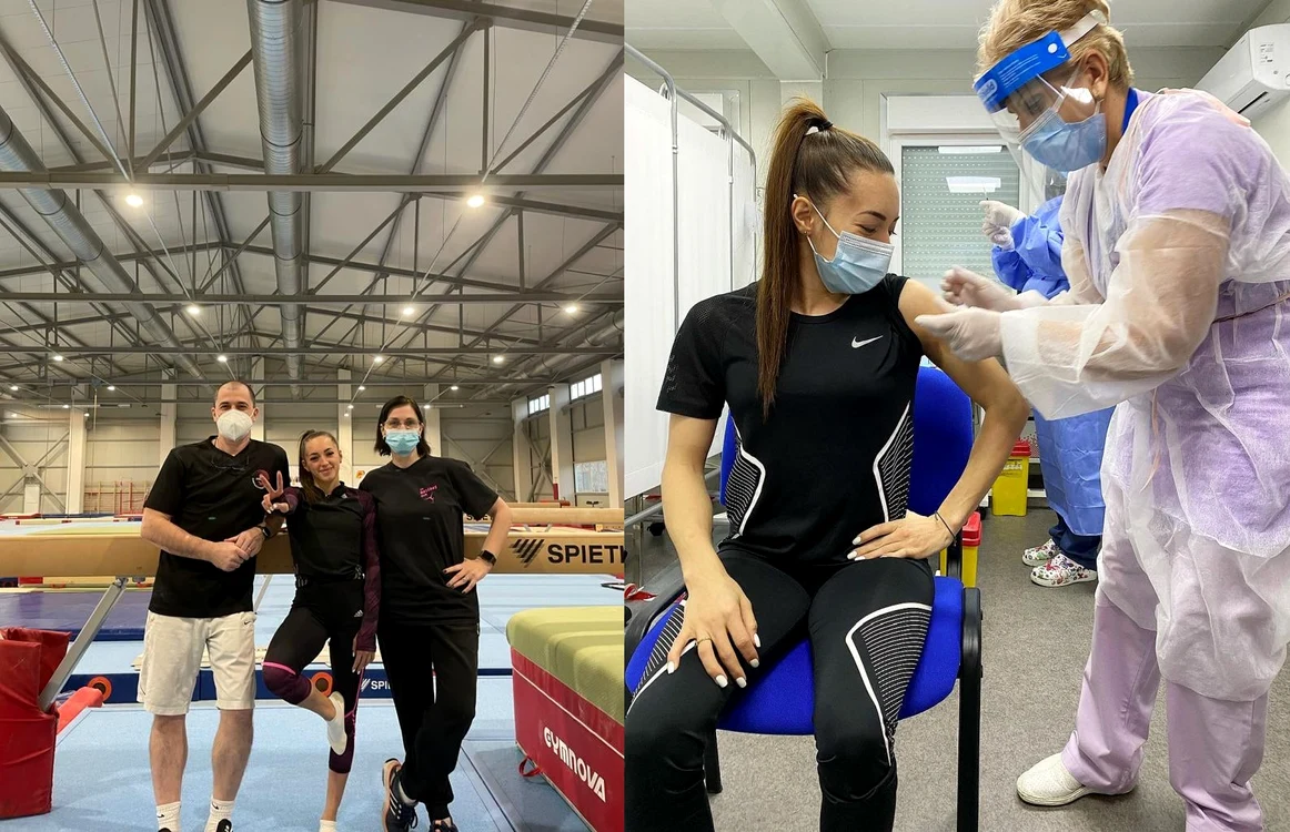 
    Larisa Iordache s-a antrenat după ce s-a vaccinatFoto: Facebook /  Larisa Iordache  
