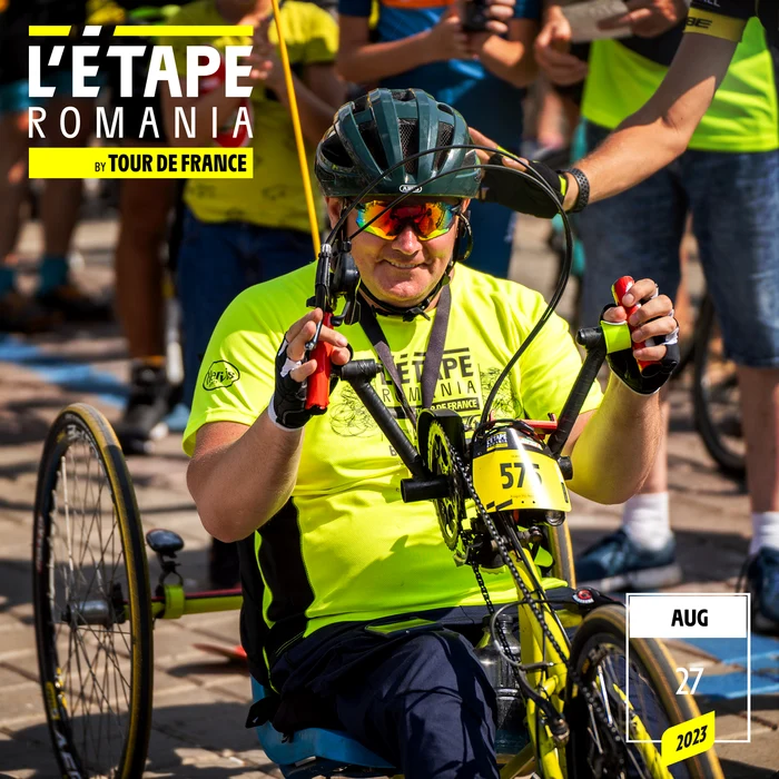 Cicliștii cu dizabilități au participat și la ediția din 2022