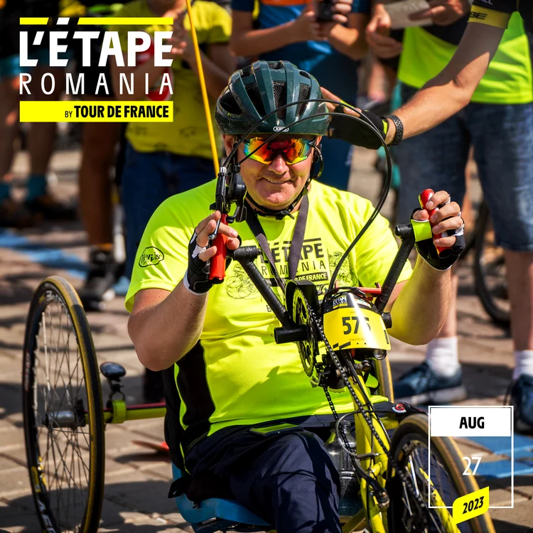Cicliștii cu dizabilități au participat și la ediția din 2022