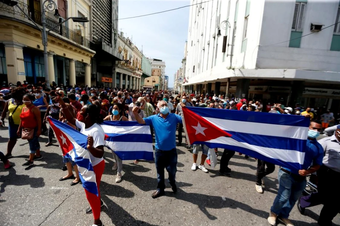 Manifestaţie anti-comunistă în Cuba FOTO EPA-EFE