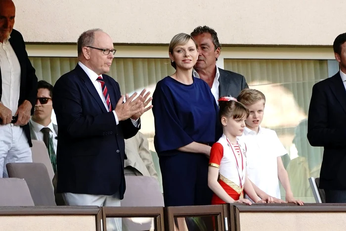 Albert și Charlene de Monaco la rugby profimedia 0884035292 jpg
