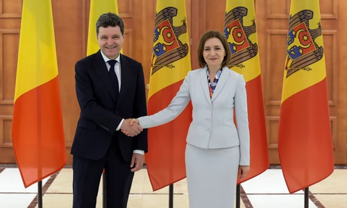 Nicusor Dan  Maia Sandu  MOLDOVA VIZITA OFICIALA DAN SANDU 02Foto INQUAM Photos  (2) jpg