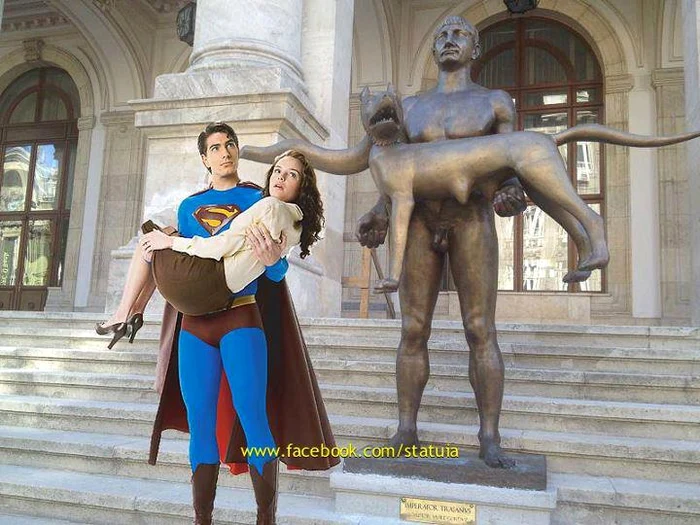 Parodie statuia lui Traian