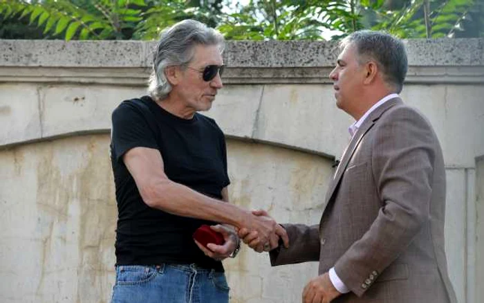 Roger Waters si Zgonea FOTO Mediafax