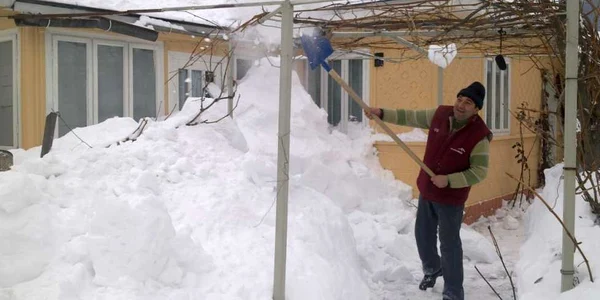 Iarna în satul Spulber - Vrancea