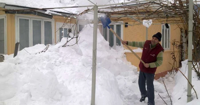 Iarna în satul Spulber - Vrancea