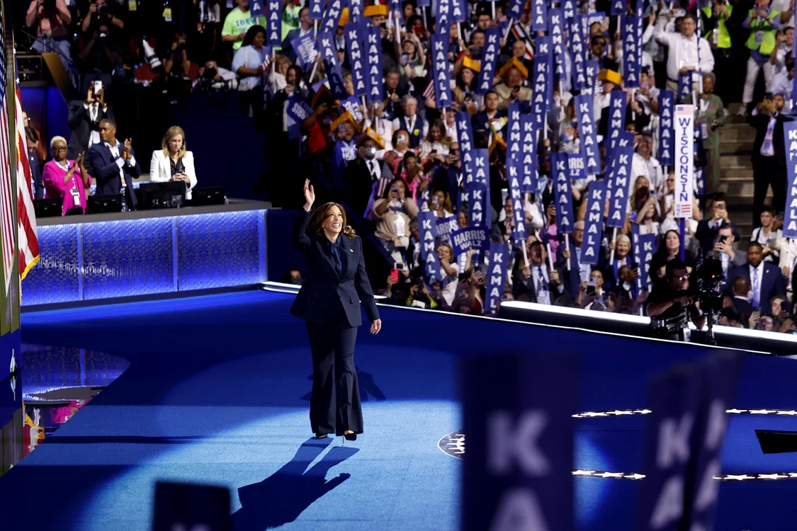 Kamala Harris a acceptat nominalizarea democrată pentru a candida la președinție FOTO PROFIMEDIA