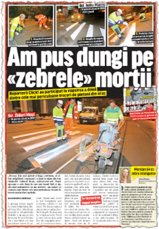 Str. Aleea Barajul Sadului Muncitorii au reabilitat  strada. Nimeni nu a marcat trecerea