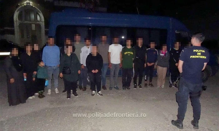 19 cetăţeni sirieni au încercat să intre în ţară ilegal FOTO: Poliția de Frontiera