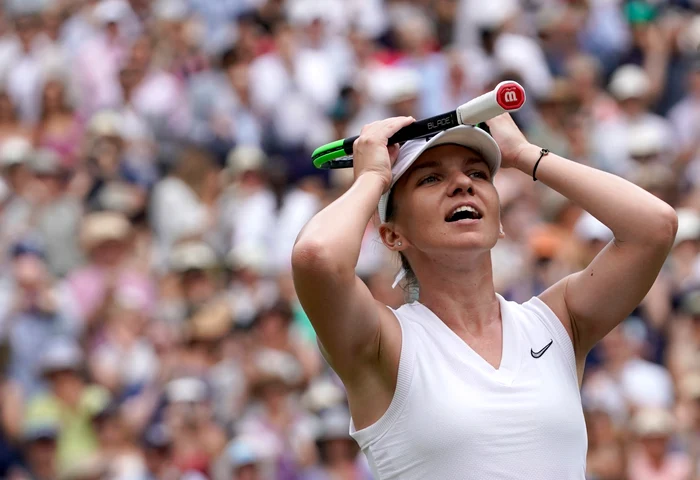 Simona Halep e în finală la Wimbledon și urcă pe locul 4 în clasamentul WTAFoto: EPA-EFE
