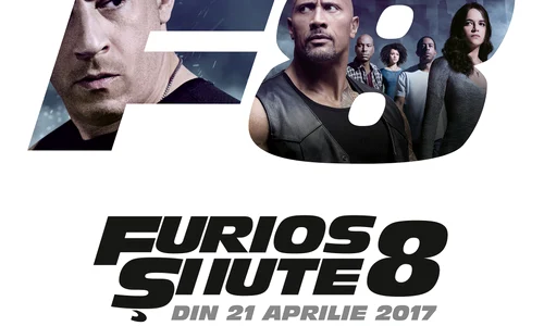 Fast & Furious 8 poster romana jpeg