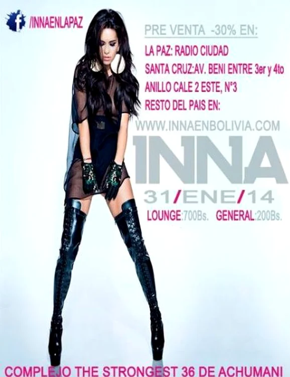 Inna, concert Bolivia