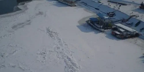 Dunărea îngheţată