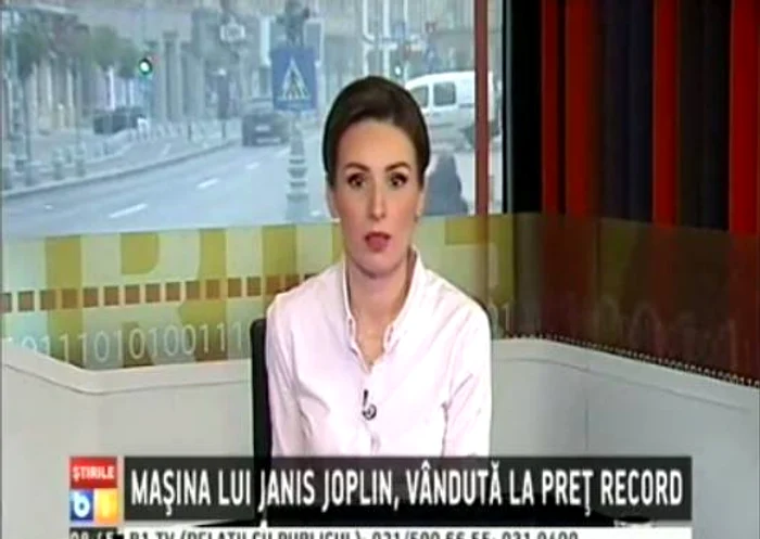 Violeta Boerescu a pocit numele cântăreței Janis Joplinfoto: captură