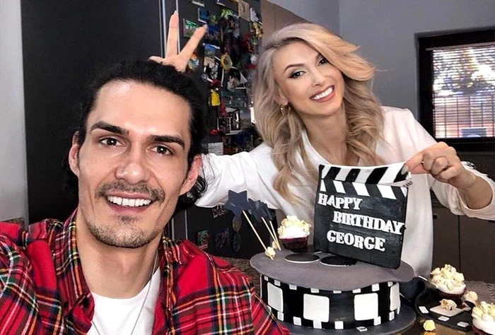 George Burcea şi Andreea Bălanfoto: Facebook