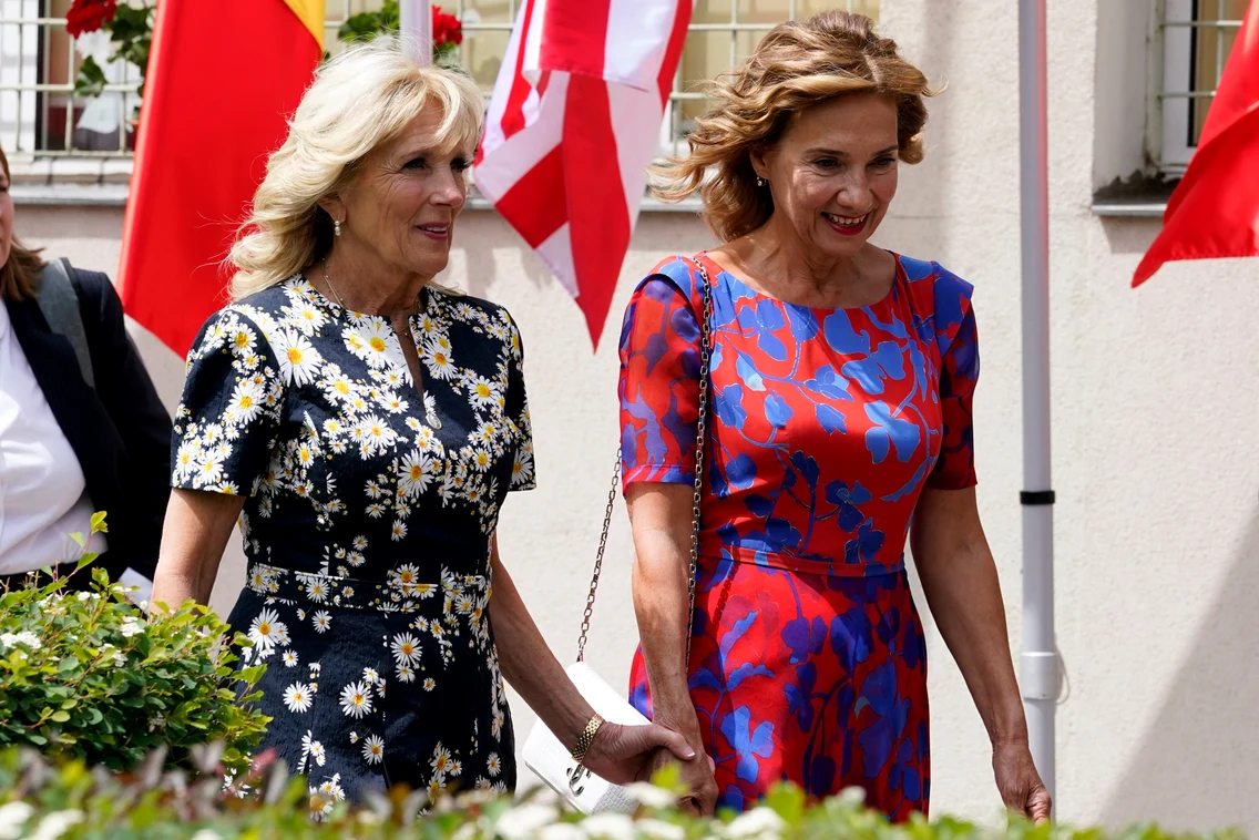 Carmen Iohannis și Jill Biden în SUA, 2022, Profimedia