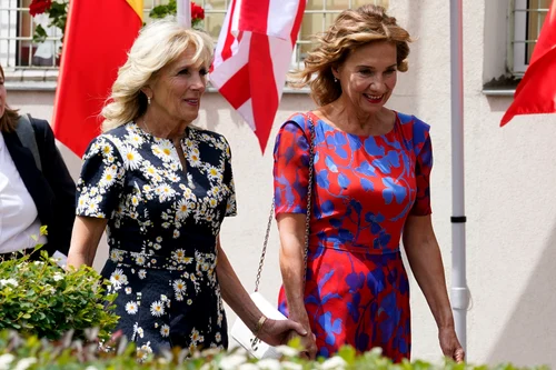 Carmen Iohannis și Jill Biden în SUA, 2022, Profimedia
