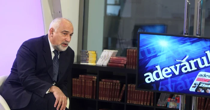 Varujan Vosganian, ministrul Economiei, la Adevărul Live FOTO Eduard Enea