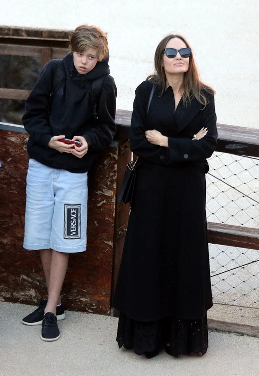 Shiloh și Angelina, în octombrie, la Roma